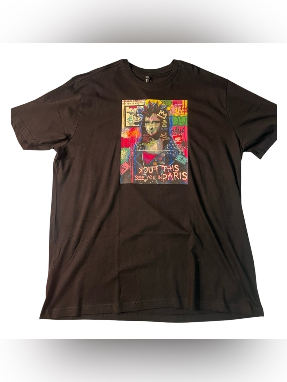 Sz 2xl graphic tee black